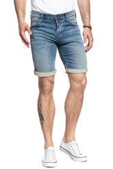 SPODENKI MUSTANG Chicago Short DENIM BLUE 1007754 5000 103. Niebieskie szorty Mustang, m, bez wzorów, z denimu. W wyprzedaży za 99.99 zł.
