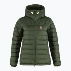 Kurtka puchowa Fjällräven Expedition Pack Down Hoodie. Zielone kurtki Fjällräven, bez wzorów, z puchu, bez kaptura. Za 1,490.65 zł.