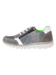 Primigi Skórzane sneakersy "Hilos" w kolorze szarym rozmiar: 27. Szare koszulki polo Primigi, bez wzorów, bez kołnierzyka, bez ramiączek. Za 67.24 zł.