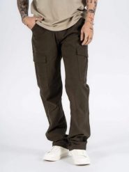 Męskie Spodnie Materiałowe Marcus Gerry Cargo 5052 Olive Green 16-200145. Zielone spodnie materiałowe MARCUS, l, bez wzorów, z materiału. Za 169.99 zł.