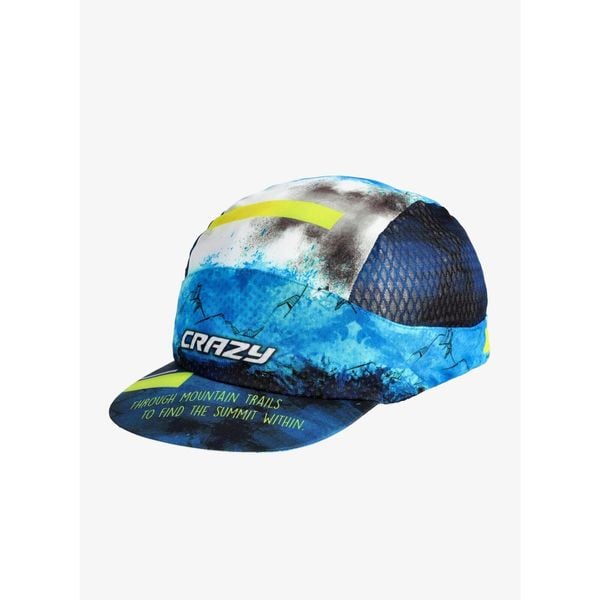 Czapka z daszkiem do biegania Crazy Pacman Cap Run - magic mountain. Niebieskie czapki z daszkiem Crazy, bez wzorów. Za 156.99 zł.