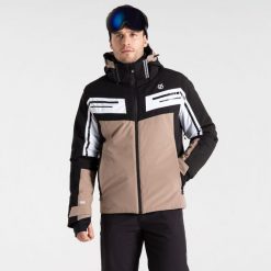 Kurtka narciarska męska Triple. Czarne kurtki narciarskie i snowboardowe Dare 2B, m, bez wzorów, narciarskie. W wyprzedaży za 1,149.99 zł.