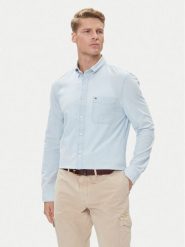 Tommy Hilfiger Koszula MW0MW39431 Błękitny Regular Fit. Niebieskie koszule Tommy Hilfiger, m, bez wzorów, z bawełny, bez kołnierzyka, bez ramiączek. Za 349.99 zł.