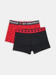 Bokserki classic z napisem 2 pack - wielobarwny. Bokserki Sinsay, l, bez wzorów. Za 29.99 zł.