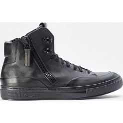 Czarne sneakersy męskie. Buty sportowe casual marki Kazar. Za 569.00 zł.