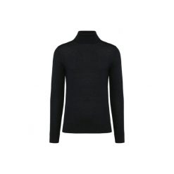 Sweter z merynosów z golfem Kariban Premium. Czarne golfy KARIBAN, m, bez wzorów, z wełny, bez kołnierzyka, bez ramiączek. Za 345.00 zł.