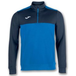 Bluza do piłki nożnej męska Joma Winner. Niebieskie bluzy Joma, m, bez wzorów, z dresówki, bez kaptura. Za 261.00 zł.