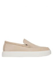 Calvin Klein Półbuty Hybrid Moccasin Nu HM0HM01902 Beżowy. Brązowe eleganckie półbuty CALVIN KLEIN, bez wzorów, ze skóry, bez obcasa, bez zapięcia. Za 649.99 zł.