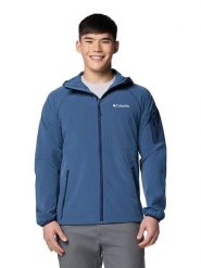 Columbia Kurtka polarowa "Heights II" w kolorze niebieskim rozmiar: L. Niebieskie kurtki Columbia, l, bez wzorów, z polaru, bez kaptura. Za 172.89 zł.