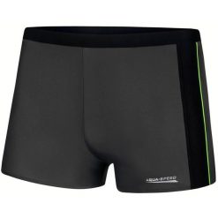 Bokserki pływackie męskie Aqua Speed Jason. Czarne odzież kąpielowa Aqua-Speed, m, bez wzorów, sportowe. Za 59.90 zł.