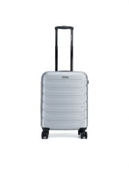 Gino Rossi Walizka kabinowa GIN-S-003-05-SILVER. Srebrny. Szare walizki Gino Rossi, bez wzorów, z tworzywa sztucznego. Za 259.99 zł.