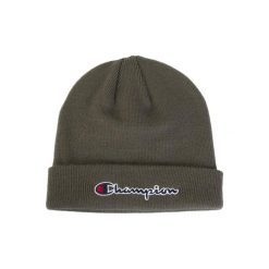 Czapka dla dorosłych Champion Beanie. Brązowe czapki zimowe Champion, bez wzorów, z poliesteru. W wyprzedaży za 77.00 zł.