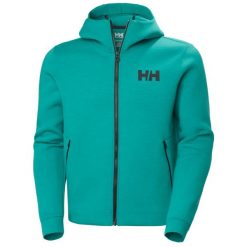 Bluza z kapturem z pełnym zamkiem błyskawicznym Helly Hansen Ocean 2.0. Zielone bluzy z kapturem Helly Hansen, m, bez wzorów, z elastanu, z kapturem. Za 519.00 zł.