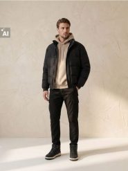 Kurtka puffer bomber z ociepleniem - czarny. Czarne kurtki Sinsay, l, bez wzorów, bez kaptura. Za 119.99 zł.