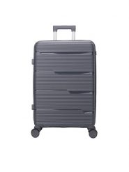 Semi Line Walizka średnia T5898-2 Szary. Szare walizki Semi-line, bez wzorów, z tworzywa sztucznego, średnie. Za 229.99 zł.