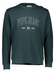Pepe Jeans Bluza w kolorze ciemnozielonym rozmiar: XXL. Zielone bluzy Pepe Jeans, xxl, bez wzorów, z bawełny, bez kaptura. Za 176.95 zł.