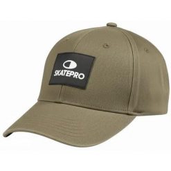 Odzież Czapki z daszkiem unisex SkatePro Baseball Czapka - Army. Biała czapki z daszkiem SKATEPRO, bez wzorów, z bawełny. Za 119.99 zł.