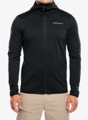 Bluza z kapturem Peak Performance Light Zip Hood. Czarne bluzy z kapturem Peak Performance, l, z aplikacjami, z elastanu, z kapturem. Za 544.49 zł.