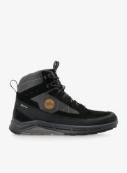 Buty turystyczne męskie Hanwag Rotpunkt Light Mid GTX. Czarne buty turystyczne Hanwag, bez wzorów, z gore-texu, bez zapięcia, trekkingowe, gore-tex. Za 879.99 zł.