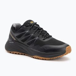 Buty męskie SKECHERS Bounder Rse Zoner. Czarne buty sportowe casual Skechers, bez wzorów, bez zapięcia. Za 259.00 zł.