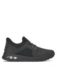 Rieker Sneakersy B1053-00 Czarny. Czarne buty sportowe casual Rieker, bez wzorów, ze skóry, bez zapięcia. Za 419.99 zł.