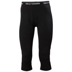 Legginsy o długości 3/4 Helly Hansen lifa merino midweight. Czarne legginsy długie sportowe Helly Hansen, s, bez wzorów, z tkaniny, trekkingowe. Za 386.50 zł.