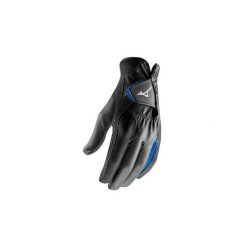 Rękawiczki Mizuno Rain Fit Rękawiczki golfowe Rękawiczki przeciwdeszczowe R. Czarne rękawiczki Mizuno, na jesień, bez wzorów, z materiału. Za 270.21 zł.