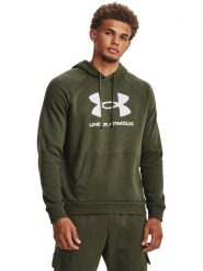 Under Armour Bluza "Rival" w kolorze khaki rozmiar: S. Brązowe bluzy Under Armour, s, bez wzorów, z kapturem. Za 128.95 zł.