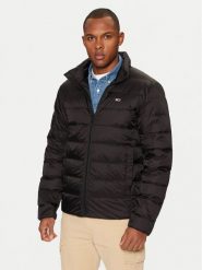 Tommy Jeans Kurtka przejściowa DM0DM20658 Czarny Regular Fit. Czarne kurtki Tommy Jeans, m, bez wzorów, z jeansu, bez kaptura. Za 479.99 zł.