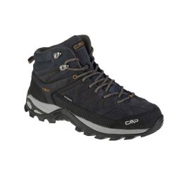 Buty trekkingowe męskie CMP Rigel Mid. Czarne buty trekkingowe CMP, bez wzorów, z materiału, bez zapięcia. Za 682.00 zł.