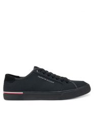 Tommy Hilfiger Tenisówki Core Corporate Vulc Canvas FM0FM05398 Czarny. Czarne trampki Tommy Hilfiger, m, bez wzorów, bez zapięcia. Za 219.99 zł.