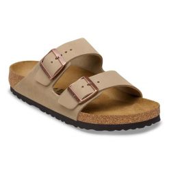 Klapki Birkenstock Arizona skóra olejowana 0352201. Brązowe klapki Birkenstock, z materiału. Za 409.00 zł.