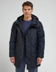 LEE MĘSKA KURTKA ZIMOWA PARKA BLACK 112341651 LM14011656. Czarne kurtki Lee, na zimę, m, bez wzorów, bez kaptura. Za 419.99 zł.