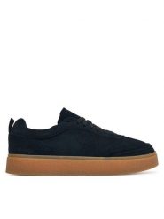 Clarks Sneakersy Boxbee Lace. 26328029 Czarny. Czarne buty sportowe casual Clarks, bez wzorów, ze skóry, bez zapięcia. Za 479.99 zł.