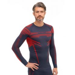 Bluza termoaktywna Męska Brubeck DRY. Czerwone bielizna termoaktywna Brubeck, m, bez wzorów, z poliamidu, bez ramiączek, do biegania. Za 134.99 zł.