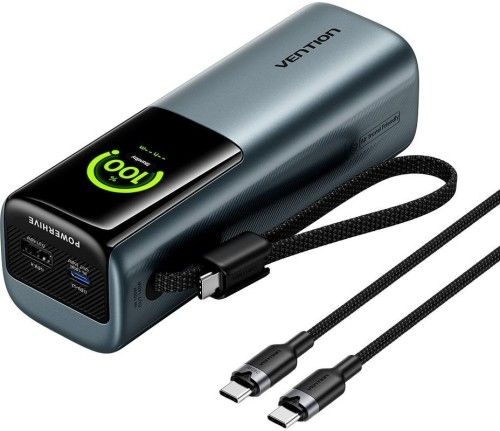 Powerbank Vention Powerhive Series 27000mAh 200W + kabel USB-C 240W. Powerbanki Vention. Za 518.99 zł.