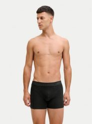 Jack & Jones Komplet bokserki i skarpety Trent Giftbox 12285126 Czarny. Czarne bokserki Jack & Jones, m, bez wzorów, z bawełny. Za 99.99 zł.