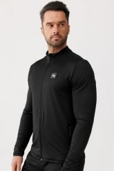 Bluza dresowa męska sportowa treningowa Rough Radical Maxim Zip. Czarne bielizna termoaktywna ROUGH RADICAL, l, bez wzorów, z dresówki, bez ramiączek, do biegania. Za 135.92 zł.