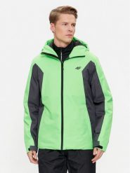 4F Kurtka narciarska 4FAW23TTJAM306 Zielony Regular Fit. Zielone kurtki narciarskie i snowboardowe 4F, l, bez wzorów, z syntetyku, narciarskie. Za 309.99 zł.
