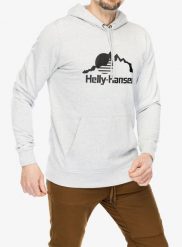 Bluza z kapturem męska Helly Hansen Nord Graphic Pullover Hoodie. Szare bluzy z kapturem Helly Hansen, m, bez wzorów, z bawełny, z kapturem. Za 398.00 zł.