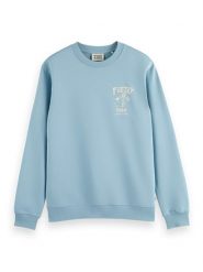 Scotch & Soda Bluza w kolorze błękitnym rozmiar: L. Niebieskie bluzy Scotch & Soda, l, bez wzorów, z bawełny, bez kaptura. Za 150.37 zł.