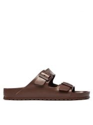 Birkenstock Klapki Arizona EVA 1027328 Brązowy. Brązowe klapki Birkenstock, z tworzywa sztucznego. Za 239.99 zł.