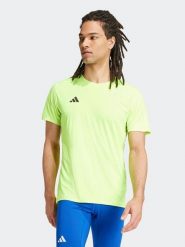 Adidas Koszulka w kolorze zielonym do biegania rozmiar: XL. Zielone t-shirty sportowe Adidas, bez wzorów, z materiału, bez ramiączek, do biegania. Za 106.87 zł.