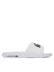 Lacoste Klapki 7-49CMA0038 Biały. Białe klapki LACOSTE, z tworzywa sztucznego. Za 209.99 zł.