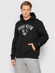 New Era Bluza Team Logo 11530762 Czarny Regular Fit. Czarne bluzy New Era, m, bez wzorów, z bawełny, bez kaptura. Za 249.99 zł.