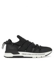 Versace Jeans Couture Sneakersy 78YA3SA6 Czarny. Czarne buty sportowe casual Versace Jeans Couture, bez wzorów, z jeansu, bez zapięcia. Za 499.99 zł.