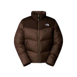 Kurtka puchowa The North Face brązowa męska. Brązowe kurtki outdoor i hardshell The North Face, m, bez wzorów, z poliesteru, bez kaptura. Za 899.00 zł.