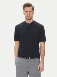 BOSS Polo H-Pratt 120 50536794 Granatowy Regular Fit. Niebieskie koszulki polo Boss, l, bez wzorów, z bawełny, bez kołnierzyka, bez ramiączek. Za 439.99 zł.