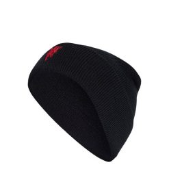 Czapka Manchester United Home. Czarne czapki zimowe Adidas, bez wzorów, z materiału. Za 119.00 zł.