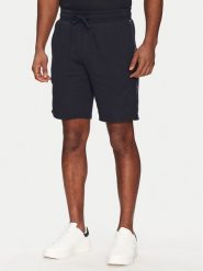Emporio Armani Underwear Szorty sportowe EM000495 AF10781 UB102 Granatowy Regular Fit. Niebieskie krótkie spodenki sportowe Emporio Armani Underwear, m, bez wzorów, z bawełny. Za 309.99 zł.